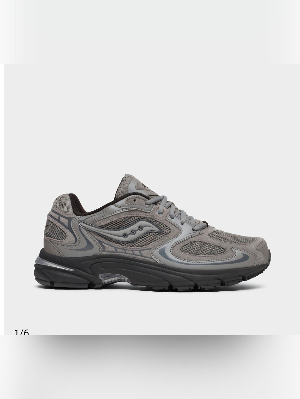 Saucony Mens Grey Grid Jazz 9 Suede Sneakers Size 13 NWT
